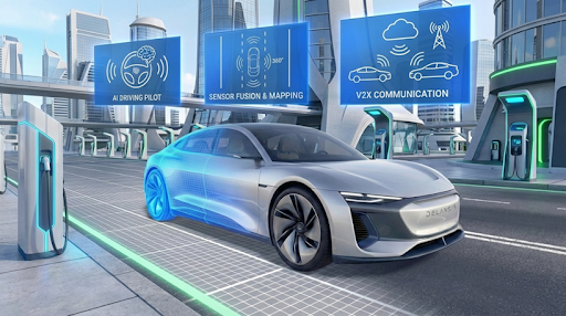 Autonomous electric vehicle